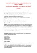 COMPREHENSIVE EXAMINATION&colon; UNDERSTANDING MEDICALSURGICAL NURSING&NewLine;Total Questions&colon; 180 &vert; Multiple Choice &vert; Answers with Detailed&NewLine;Rationale