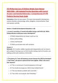 ATI PN Nursing Care of Children Retake Exam Review &NewLine;2025&sol;2026 &vert; 100 Updated Practice Questions with Correct &NewLine;Answers and Detailed Rationales &vert; Comprehensive ATI PN &NewLine;Pediatric Nursing Study Guide 