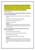 Latest ATI Capstone Comprehensive Assessment 2025&sol;2026 &vert; &NewLine;100Comprehensive Practice Questions with Correct Answers &NewLine;and Detailed Rationales &vert; Complete ATI Capstone Study Guide &NewLine;&vert; Comprehensive Exam Review &vert; NCLEX Preparation  