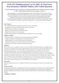 NUR 2392 Multidimensional Care II Final Exam 2026-2027 QUESTIONS AND ANSWERS ALREADY GRADED&NewLine;A&plus;&period; 100&percnt; Verified Solutions &vert; Updated Per Latest Guidelines &vert; Graded A&plus;