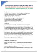 FEMA IS-700&period;B EXAM &vert; NATIONAL INCIDENT MANAGEMENT SYSTEM &lpar;NIMS&rpar; Verified Questions and Correct Answers &vert; Newest 2025&sol;2026 Edition Just Released &ndash; A&plus; Graded