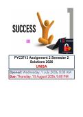 PYC3713 Assignment 2 Semester 2 Solutions 2026