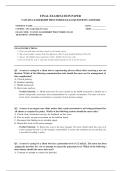 VATI RN  LEADERSHIP MANAGEMENT PROCTORED EXAM  COMPLETE EXAM QUESTIONS AND ANSWERS 100&percnt; VERIFIED A&plus; GRADE ASSURED&excl;&excl;&excl;&excl;&excl; NEW LATEST UPDATE&excl;&excl;&excl;&excl;