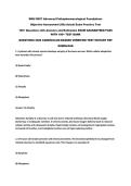 WGU D027 Advanced Pathopharmacological Foundations&NewLine;Objective Assessment &lpar;OA&rpar; Actual Exam Practice Test&NewLine;150&plus; Questions with Answers and Rationales EXAM GAURANTEED PASS&NewLine;WITH 100&plus; TEST BANK&NewLine;QUESTIONS 2026 CARRICULUM BASSED VERRIFIED TEST INSTANT PDF&NewLine;DOW