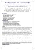 H&R Block Income Tax Course Assessment 2026-2027 QUESTIONS AND ANSWERS ALREADY GRADED A&plus;&period;&NewLine;100&percnt; Verified Solutions &vert; Updated Per Latest IRS Guidelines &vert; Graded A&plus;