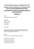 NYC Auto Mechanic &lpar;Diesel&rpar; - DCAS Exam No&period; 2105&NewLine;Complete Practice Examination&colon; 150&plus; Questions with&NewLine;Rationales EXAM GAURANTEED PASS WITH&NewLine;QUESTIONS 2026 CARRICULUM BASSED VERRIFIED&NewLine;TEST INSTANT PDF&NewLine;DOWNLOAD&NewLine;