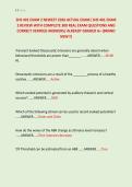 SHS 401 EXAM 2 NEWEST 2026 ACTUAL EXAM&vert; SHS 401 EXAM &NewLine;2 REVIEW WITH COMPLETE 300 REAL EXAM QUESTIONS AND &NewLine;CORRECT VERIFIED ANSWERS&sol; ALREADY GRADED A&plus; &lpar;BRAND &NewLine;NEW&excl;&excl;&rpar;