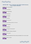 PHYS203 NJIT - Exam 1 Questions with 100&percnt; Verified Answers&NewLine;Latest Update 2026&sol;2027