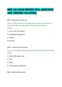 MED GAS EXAM REVIEW FULL QUESTIONS &NewLine;AND VERIFIED SOLUTIONS 