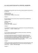 ALU 202 QUESTIONS WITH VERIFIED ANSWERS