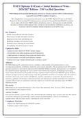 WSET Diploma D1 Exam 2026-2027 Questions and Answers Already Graded A&plus;&period; 100&percnt; Verified Solutions &vert;&NewLine;Updated Per Latest WSET Guidelines &vert; Graded A&plus;