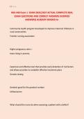 NSG 440 Exam 1  EXAM 2026&vert;2027 ACTUAL COMPLETE REAL &NewLine;EXAM QUESTIONS AND CORRECT ANSWERS &lpar;VERIFIED &NewLine;ANSWERS&rpar; ALREADY GRADED A&plus; 