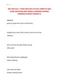 NSG 440 Exam 1  EXAM 2026&vert;2027 ACTUAL COMPLETE REAL &NewLine;EXAM QUESTIONS AND CORRECT ANSWERS &lpar;VERIFIED &NewLine;ANSWERS&rpar; ALREADY GRADED A&plus;