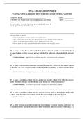 VATI RN MENTAL HEALTH   PROCTORED EXAM COMPLETE EXAM QUESTIONS AND ANSWERS 100&percnt; VERIFIED A&plus; GRADE ASSURED&excl;&excl;&excl;&excl;&excl; NEW LATEST UPDATE&excl;&excl;&excl;&excl;