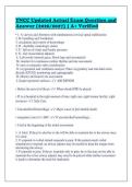 TNCC Updated Actual Exam Question and&NewLine;Answer &lpar;2026&sol;2027&rpar; &vert; A&plus; Verified&NewLine;