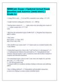 MMSC491 Exam 1 Updated Actual Exam&NewLine;Question and Answer &lpar;2026&sol;2027&rpar; &vert;&NewLine;Grade A&plus;