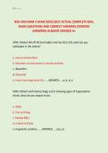 NSG 430 EXAM 3 EXAM 2026&vert;2027 ACTUAL COMPLETE REAL &NewLine;EXAM QUESTIONS AND CORRECT ANSWERS &lpar;VERIFIED &NewLine;ANSWERS&rpar; ALREADY GRADED A&plus;