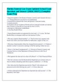 Florida Funeral Law Exam Updated Actual Exam&NewLine;Question and Answer &lpar;2026&sol;2027&rpar; &vert; Complete&NewLine;Exam Prep