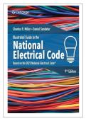 TEST BANK FOR Illustrated Guide to the National Electrical Code 9th Edition by Charles Miller ISBN&colon;978-0357766712 COMPLETE GUIDE ALL CHAPTERS COVERED 100&percnt; VERIFID A&plus; GRADE ASSURED&excl;&excl;&excl;&excl;&excl; NEW LATEST UPDATE&excl;&excl;&excl;&excl;&excl;