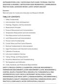 INSTRUMENTATION LEVEL 1 NCCER EXAM STUDY GUIDE &vert; TESTBANK &vert; PRACTICE&NewLine;QUESTIONS & ANSWERS &vert; CERTIFICATION EXAM PREPARATION &vert; COMPREHENSIVE&NewLine;PRACTICE EXAM &vert; ADVANCED REVIEW &vert; LATEST UPDATE 2026&sol;2027