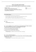 ATI RN MENTAL HEALTH PROCTORED EXAM COMPLETE EXAM QUESTIONS AND ANSWERS 100&percnt; VERIFIED A&plus; GRADE ASSURED&excl;&excl;&excl;&excl;&excl; NEW LATEST UPDATE&excl;&excl;&excl;&excl;