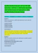 Qualified Medical Evaluator self test PDF QME &NewLine;Exam Prep &ndash; Self Test 1 &vert; 350 Practice Questions &NewLine;with Verified Answers & Explanations &vert; 2026 &NewLine;Qualified Medical Evaluator Review 