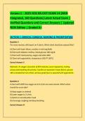 Version 2 &ndash; 2025 HESI RN EXIT EXAM V4 &lpar;NGN &NewLine;Integrated&comma; 160 Questions&rpar; Latest Actual Exam &vert; &NewLine;Verified Questions and Correct Answers &vert; Updated &NewLine;NGN Edition &vert; Graded A&plus; 