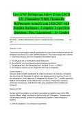 Low GWP Refrigerant Safety Exam ESCO A2L Flammable Mildly Flammable Refrigerants Actual Exam 2026&sol;2027 with Detailed Rationales &vert; Complete Exam-Style Questions &vert; Pass Guaranteed &ndash; A&plus; Graded&NewLine;&NewLine;