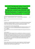 Low GWP Refrigerant Safety Exam ESCO A2L Flammable Mildly Flammable Refrigerants Actual Exam 2026&sol;2027 with Detailed Rationales &vert; Complete Exam-Style Questions &vert; Pass Guaranteed &ndash; A&plus; Graded&NewLine;&NewLine;