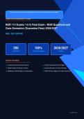  NUR 114 Exams 1-5 & Final Exam Actual Exam 2026&sol;2027 &ndash; Complete Exam-Style Questions &vert; Detailed Rationales &ndash; Pass Guaranteed &ndash; A&plus; Graded 
