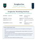 Straighterline Microbiology 250 Final Exam &lpar;Latest 2026&sol;2027 Update&rpar; &vert; Complete Q&A with Verified Answers and Detailed Rationales &vert; BIO250 Microbiology Cell Structure&comma; Metabolism&comma; Genetics &vert; A&plus; Graded