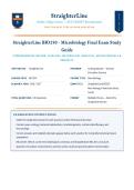 StraighterLine BIO250 Microbiology Final Exam Study Guide &lpar;Latest 2026&sol;2027 Update&rpar; &vert;  Q&A with Verified Answers and Detailed Rationales &vert; Microbial Structure&comma; Metabolism&comma; Genetics &vert; A&plus; Graded