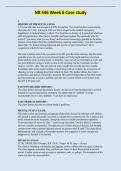 NR 546 Week 6 Case study &NewLine;