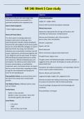 NR 546 Week 5 Case study &NewLine;