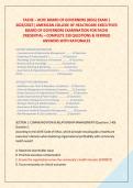 FACHE &ndash; ACHE BOARD OF GOVERNORS &lpar;BOG&rpar; EXAM &vert; &NewLine;2026&sol;2027&vert; AMERICAN COLLEGE OF HEALTHCARE EXECUTIVES &NewLine;BOARD OF GOVERNORS EXAMINATION FOR FACHE &NewLine;CREDENTIAL &ndash; COMPLETE 230 QUESTIONS & VERIFIED &NewLine;ANSWERS WITH RATIONALES