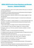 HFMA Certified Revenue Cycle Representative &lpar;CRCR&rpar; Practice Exam Questions and Revised Answers &ndash; Healthcare Financial Management Association &lpar;HFMA&rpar; &ndash; Updated 2026&sol;2027 Certification Study Guide