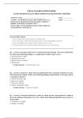 ATI RN PHARMACOLOGY PROCTORED EXAM 60&plus; COMPLETE EXAM QUESTIONS AND ANSWERS 100&percnt; VERIFIED A&plus; GRADE ASSURED&excl;&excl;&excl;&excl;&excl; NEW LATEST UPDATE&excl;&excl;&excl;&excl;