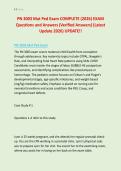 PN 3003 Mat Ped Exam COMPLETE &lpar;2026&rpar; EXAM &NewLine;Questions and Answers &lpar;Verified Answers&rpar; &lpar;Latest &NewLine;Update 2026&rpar; UPDATE&excl;&excl; 