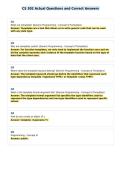CS 302 Actual Questions and Correct Answers