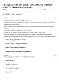 MBA 703 EXAM 1 STUDY GUIDE &vert; QUESTIONS AND ANSWERS &vert; COMPLETE EXAM PREP &lpar;2026&sol;2027&rpar;