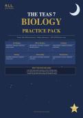 TEAS 7 Biology Practice Pack &vert; 120 Practice Questions &plus; Answer Key &plus; Rationales &vert; ATI TEAS Science Exam Prep &vert; Cell Biology&comma; Genetics&comma; Ecology Study Guide