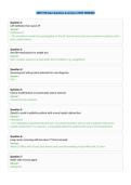 ABFM ITE Exam Questions with Correct Answers