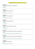 ABG INTERPRETATION ACCU Questions with Correct Answers