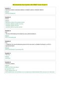 ABG Interpretation Exam Questions with &lpar;Grade A&plus; Questions with Correct&NewLine;Answers