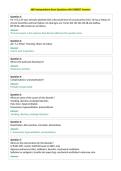 ABG Interpretations Exam Questions with Correct Answers