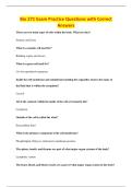 Bio 271 Exam Practice Questions with Correct&NewLine;Answers