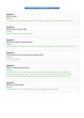 ACBIS Exam Questions with Correct Answers