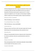 CCIFP Practice Exam Questions with Correct&NewLine;Answers