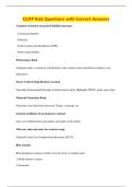Bundle of CCIFP with Exam Questions and 100&percnt; Correct Answers