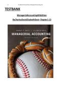 TEST BANK FOR Managerial Accounting 4th Edition by Charles E&period; Davis&comma; Elizabeth Davis ISBN&colon; 978-1119577669 COMPLETE GUIDE ALL CHAPTERS COVERED 100&percnt; VERIFIED A&plus; GRADE ASSURED&excl;&excl;&excl;&excl;NEW LATEST UPDATE&excl;&excl;&excl;GUARANTEED PASS&excl;&excl;&excl;&excl;